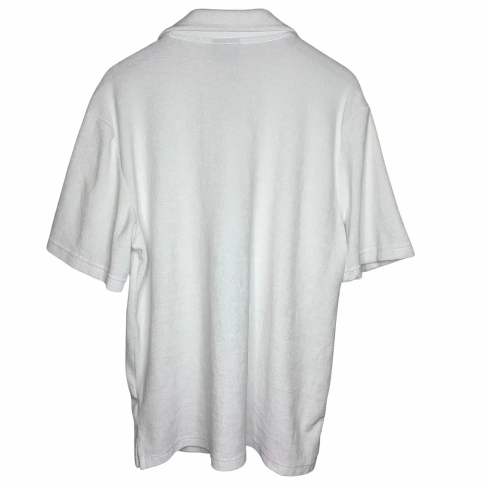 Crown & Ivy White Polo Shirt Size L - Picture 2 of 4